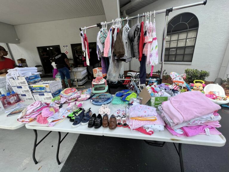 Tampa community outreach programs baby shower